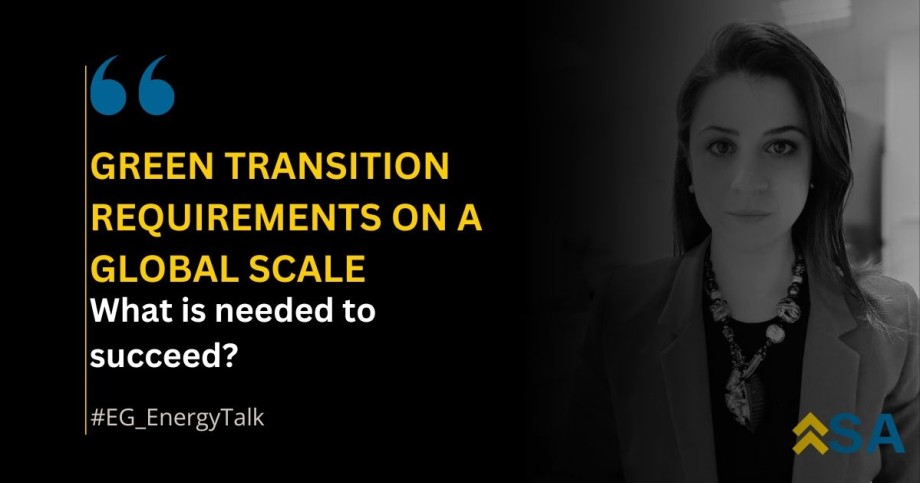 'Green transition' requirements on a global scale: What is needed to succeed?