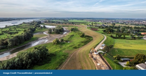 Emission-Free Dyke Project Sets New Sustainability Bar in Tiel-Waardenburg dyke